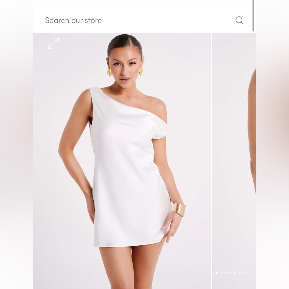 MESHKI silk dress